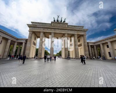 Porte de Brandebourg, Berlin, Allemagne Banque D'Images