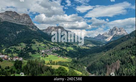 Val Fiorentina, Dolomites, Italie Banque D'Images