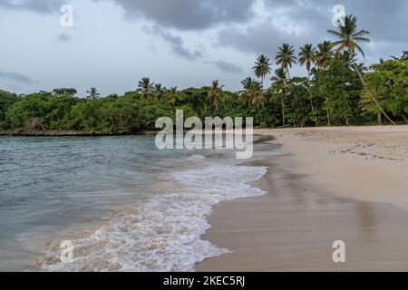 Amérique du Nord, Caraïbes, Grande Antilles, Île d'Hispaniola, République dominicaine, SAMA, Las Galeras, la plage de la Playita Banque D'Images