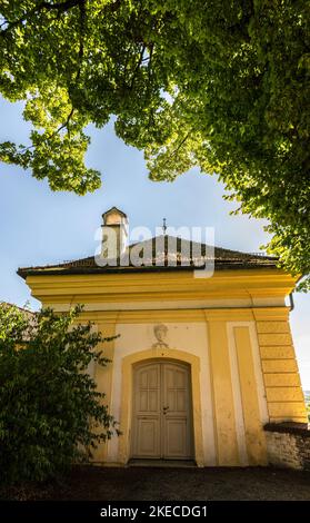 Bâtiment du château à Dachau, haute-Bavière, Bavière, Allemagne Banque D'Images