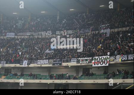 Vérone, Italie. 10th novembre 2022. Les supporters de Juventus pendant le FC Hellas Verona vs FC Juventus, football italien série A match à Vérone, Italie, 10 novembre 2022 crédit: Agence de photo indépendante/Alamy Live News Banque D'Images