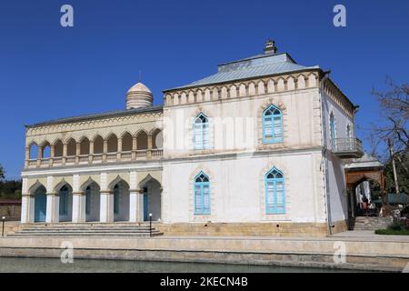 Harem, Sitorai Mokhi Khosa (Palais des étoiles de type Lune) - le dernier Palais d'été d'Emir, Boukhara, province de Boukhara, Ouzbékistan, Asie centrale Banque D'Images