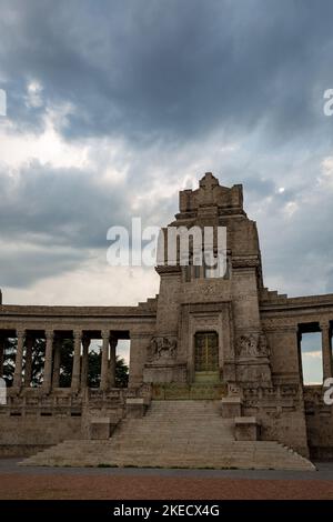 Le cimetière monumental de Bergame Banque D'Images