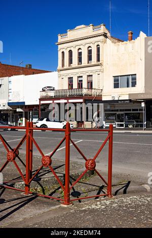 Ballarat Australie / le circa 1863 ancien hôtel Union à Sturt Street Ballarat. En descendant la rue principale centrale de Ballarat, Sturt Street.The City en Banque D'Images