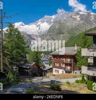 Le Dom culminer sur les frais SAS - Schwitzerland. Banque D'Images