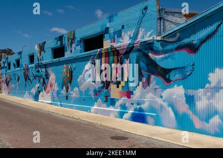 Street Art, Northam, WA, Australie Banque D'Images