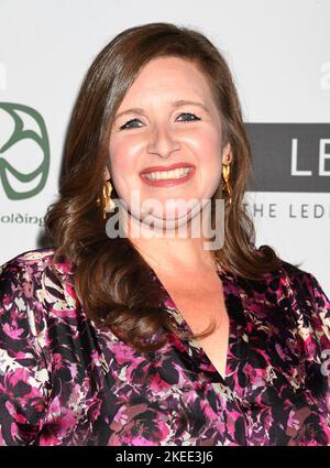 HOLLYWOOD, CA - 10 NOVEMBRE : Lauren Plachta, Président et Directeur général de Big Brothers Big Sisters of Greater Los Angeles, assiste au Big N Banque D'Images
