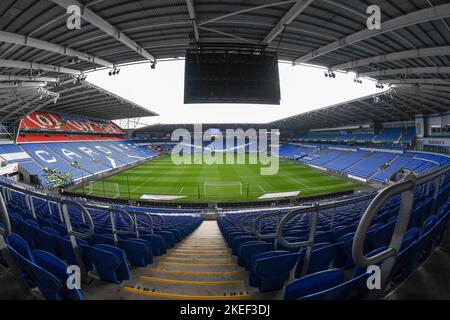 Cardiff, Royaume-Uni. 12th novembre 2022. Vue générale du Cardiff City Stadium, avant le match de championnat Sky Bet Cardiff City vs Sheffield United au Cardiff City Stadium, Cardiff, Royaume-Uni, 12th novembre 2022 (photo de Mike Jones/News Images) à Cardiff, Royaume-Uni, le 11/12/2022. (Photo par Mike Jones/News Images/Sipa USA) crédit: SIPA USA/Alay Live News Banque D'Images