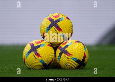 Balles Nike Flight Practice lors du match de la Premier League Tottenham Hotspur vs Leeds United au stade Tottenham Hotspur, Londres, Royaume-Uni, 12th novembre 2022 (photo de Richard Washbrooke/News Images) Banque D'Images