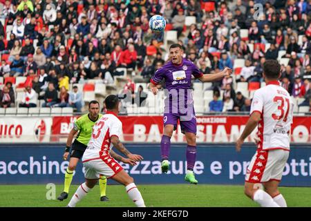 Stade San Nicola, Bari, Italie, 12 novembre 2022, Simone Mazzocchi (FC Sudtirol) pendant SSC Bari vs FC Sudtirol - match italien de football série B. Banque D'Images