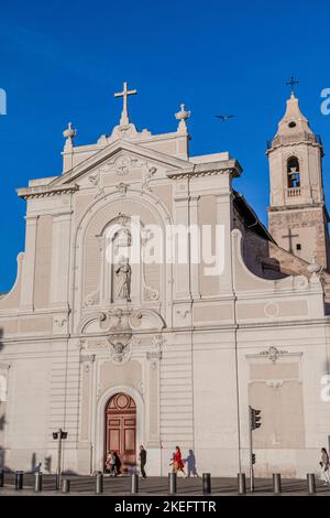 La façade de l'Eglise Saint-Ferreol les Augustins, Marseille, Provence-Alpes-Côte d'Azur, France, Europe occidentale Banque D'Images