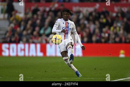 Nottingham, Nottinghamshire, Royaume-Uni. 12th novembre 2022. Eberechi Eze (Crystal Palace) lors du match de la Ligue de la première ligue de la Forêt de Nottingham V Crystal Palace au City Ground, Nottingham, Royaume-Uni. Crédit : MARTIN DALTON/Alay Live News Banque D'Images