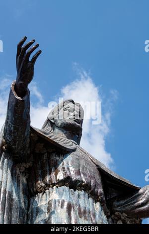 Asie du Sud-est, Timor oriental alias Timor Leste, capitale de Dili. Cristo Rei de Dili, statue du Christ Roi de Dili. Banque D'Images