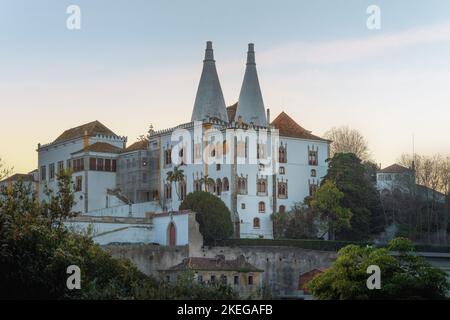 Palais national de Sintra - Sintra, Portugal Banque D'Images