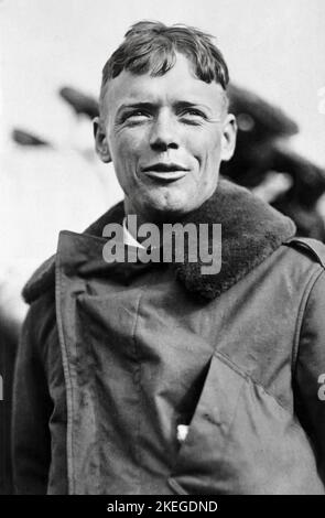 Charles Augustus Lindbergh Jr. Charles Augustus Lindbergh, Jr. Par Underwood & Underwood, 1927 Banque D'Images