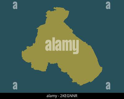 Nord, région du Cameroun. Forme de couleur unie Banque D'Images