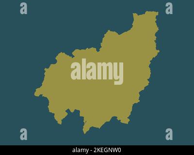 Ouest, région du Cameroun. Forme de couleur unie Banque D'Images