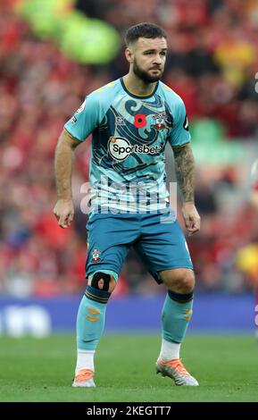 Anfield, Liverpool, Merseyside, Royaume-Uni. 12th novembre 2022. Premier ministre du football, Liverpool contre Southampton; Adam Armstrong de Southampton crédit: Action plus Sports/Alay Live News Banque D'Images