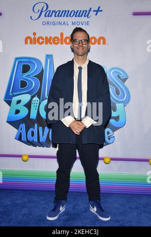 New York, États-Unis. 12th novembre 2022. Matt Stawski, directeur, participe à la première à New York de la « Blue's Big City Adventure » de Paramount à Regal Union Square à New York, NY, 12 novembre 2022. (Photo par Anthony Behar/Sipa USA) crédit: SIPA USA/Alay Live News Banque D'Images