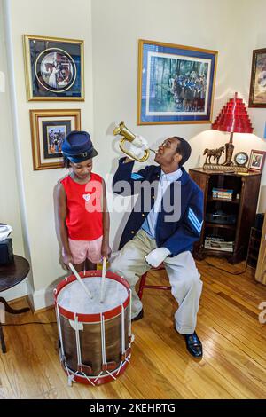 Newport News Virginia, James A. Fields maison maisons maison maisons résidence, Black Blacks Africains de la minorité ethnique, les visiteurs voyage tour t Banque D'Images