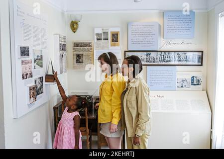 Newport News Virginia, la maison de Newsome maisons maison maisons résidence, Black Blacks Africains de la minorité ethnique, les visiteurs voyage tour touri Banque D'Images