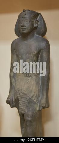 Une statue d'Amenhotep II au Musée égyptien Banque D'Images