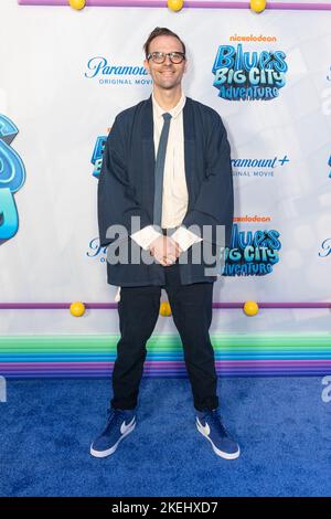 New York, États-Unis. 12th novembre 2022. Matt Stawski assiste à la première de Blue's Big City Adventure à Regal Union Square (photo de Lev Radin/Pacific Press) Credit: Pacific Press Media production Corp./Alamy Live News Banque D'Images