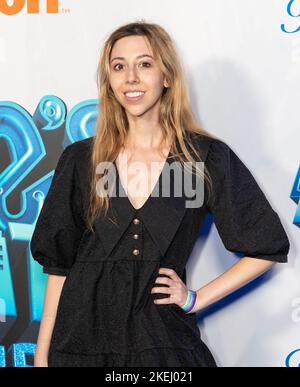 12 novembre 2022, New York, New York, États-Unis: Lynn Anna Lafreniere assiste à la première de l'aventure Big City de Blue à Regal Union Square (Credit image: © Lev Radin/Pacific Press via ZUMA Press Wire) Banque D'Images