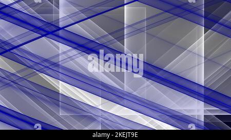Arrière-plan abstrait 8K bleu clair bleu foncé noir blanc courbes courbes dégradé Banque D'Images