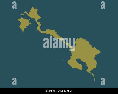 Puntarenas, province du Costa Rica. Forme de couleur unie Banque D'Images