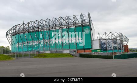 Stade Celtic Park, stade du Celtic. Situé dans le quartier Parkhead de Glasgow, c'est le plus grand stade de football d'Écosse Banque D'Images