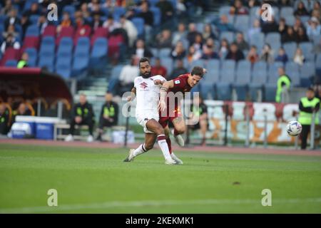 Rome, . 13th novembre 2022. Rome, Italie 13.11.2022: En action pendant la série Un match entre AS Roma et FC Torino au Stadio Olimpico à Rome, Italie. Crédit : Agence photo indépendante/Alamy Live News Banque D'Images