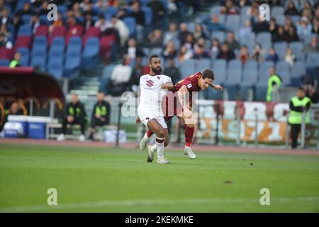 Rome, . 13th novembre 2022. Rome, Italie 13.11.2022: En action pendant la série Un match entre AS Roma et FC Torino au Stadio Olimpico à Rome, Italie. Crédit : Agence photo indépendante/Alamy Live News Banque D'Images
