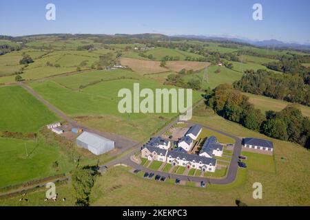 Le développement de nouveaux logements permet de construire des maisons pour une demande accrue dans les zones rurales Banque D'Images