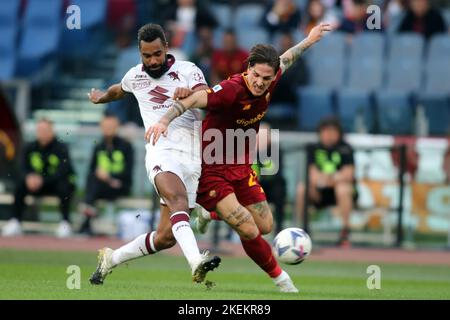 Rome, . 13th novembre 2022. Rome, Italie 13.11.2022: En action pendant la série Un match entre AS Roma et FC Torino au Stadio Olimpico à Rome, Italie. Crédit : Agence photo indépendante/Alamy Live News Banque D'Images