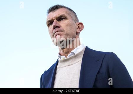 Rotterdam - l'entraîneur du sbv Excelsior Marinus Dijkhuizen lors du match entre Feyenoord et Excelsior au Stadion Feijenoord de Kuip le 13 novembre 2022 à Rotterdam, pays-Bas. (Box to Box Pictures/Tom Bode) Banque D'Images