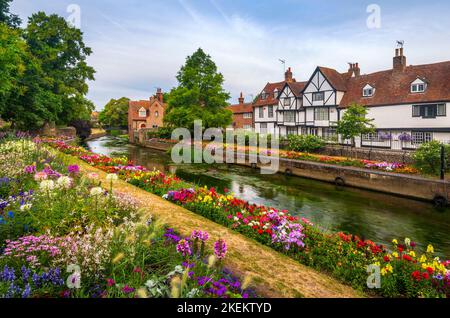 Westgate Gardens, un magnifique parc public de Canterbury, Kent Banque D'Images