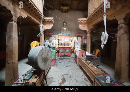 Monastère de Tumkot, Humla, Népal Banque D'Images