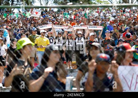 Sao Paulo, Brésil. 13th novembre 2022. Fans, Grand Prix du Brésil F1 à Autodromo José Carlos Pace sur 13 novembre 2022 à Sao Paulo, Brésil. (Photo par HIGH TWO) Credit: dpa/Alay Live News Banque D'Images