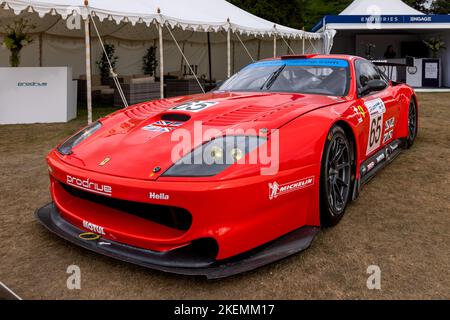 ProDrive Ferrari 550 GTS Maranello, exposé au salon automobile Concours d’Elégance qui s’est tenu au Palais de Blenheim le 4th septembre 2022. Banque D'Images