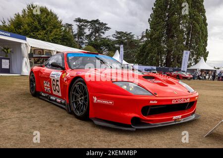 ProDrive Ferrari 550 GTS Maranello, exposé au salon automobile Concours d’Elégance qui s’est tenu au Palais de Blenheim le 4th septembre 2022. Banque D'Images