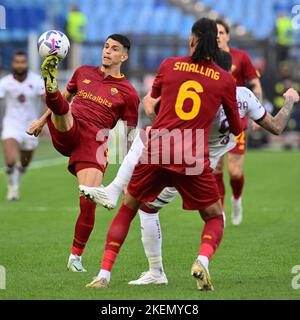 Roger Ibanez d'AS Roma Serie Un match de la Ligue 2022 2023, stade Olimpico, Roma v Torino 13 novembre 2022 (photo par AllShotLive/Sipa USA) crédit: SIPA USA/Alay Live News Banque D'Images
