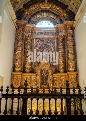 Retable de l'église Mosteiro de São Martinho de Tibães Banque D'Images