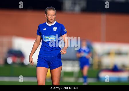 Rhianne Oakley de Cardiff City Women's - obligatoire By-line: Ashley Crowden - 13/11/2022 - FOOTBALL - Cardiff International Sports Stadium - Cardiff, pays de Galles - Cardiff City Women FC vs Cardiff met WFC - Genero Adran Premier phase 1 22/23 Banque D'Images