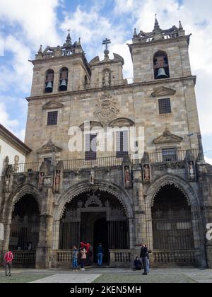 Façade Sé de Braga et galilée Banque D'Images