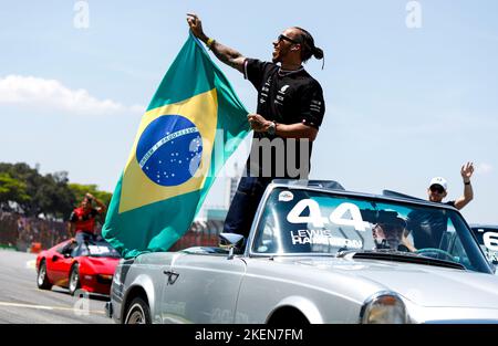 Sao Paulo, Brésil. 13th novembre 2022. Pendant la Formule 1 Heineken Grande Premio de São Paulo 2022, Grand Prix de Sao Paulo Grand Prix 2022, 21st tour du Championnat du monde de Formule 1 FIA 2022 de 11 novembre à 13, 2022 sur le circuit Interlagos, à Sao Paulo, Brésil - photo DPPI crédit: DPPI Media/Alamy Live News Banque D'Images