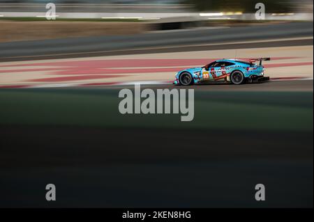 33 KEATING Ben (usa), CHAVES Henrique (prt), SORENSEN Marco (dnk), TF Sport, Aston Martin Vantage AMR, action pendant les 8 heures de Bahreïn 2022, 6th tour du Championnat du monde d'endurance FIA 2022 sur le circuit international de Bahreïn de 9 novembre à 12, 2022 à Sakhir, Bahreïn - photo Jan-Patrick Wagner / DPPI Banque D'Images