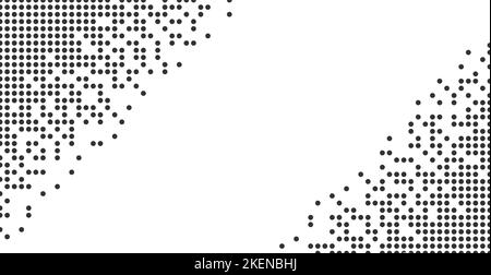 Petits cercles sur fond blanc. Vecteur. Motif. Petites formes géométriques sur fond clair. Espace libre. Copier l'espace. Illustration de Vecteur