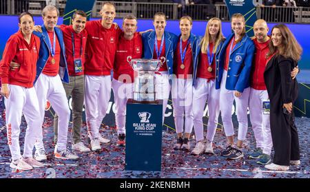 Glasgow, Écosse, le 13th novembre 2022. L'Australie remporte la finale de la Billy Jean King Cup 2022. Banque D'Images