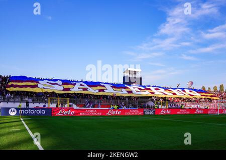 Stade U-Power, Monza, Italie, 13 novembre 2022, US Salerntana Supporters pendant AC Monza vs US Salerntana - italian soccer série A match Banque D'Images